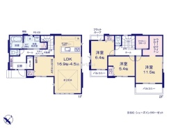 ～収納豊富なプランを採用～
・ウォークインクローゼット、シューズインクロークなど収納豊富なプランを採用。
・今のお住まいと収納力をぜひ比較してみてください。