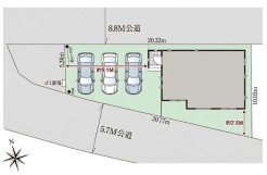 ～開放感のある角地の立地～
・角地に位置しておりますので、２方向に向かって開けており開放感のある立地となっております。
・ぜひ現地でこの開放感をご体感くださいませ。
