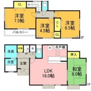 ～全居室南向きの間取り～
・各居室が南向きなので穏やかな陽の入る陽当り良好な仕様。
・明るい空間でくつろぎのお時間をお過ごしいただけます。
