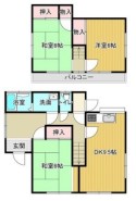 ～「離れ間」仕様の間取り～
・１階和室はリビングに接しず離れ間となっておりますので、独立した居室としてご利用可能。
・ご家族が多いご家庭でもプライバシーを守る事ができます。
