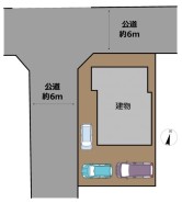 ～開放感のある角地の立地～
・角地に位置しておりますので、２方向に向かって開けており開放感のある立地となっております。
・ぜひ現地でこの開放感をご体感くださいませ。
