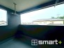 ～屋根付きのバルコニー～
・バルコニーは屋根付きなので急な雨でも安心です。
・奥行きもあるので洗濯物が干しやすいのも嬉しいポイントですね。
