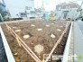 ～ベタ基礎でしっかりとした土台～
・コンクリートの中に鉄筋を配し強度を高めた「ベタ基礎」を採用。
・しっかりとした土台を造ったうえで、その上に建物が築造されていきます。
