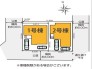 2号棟 ～陽当りの良い南道路の立地～
・南側に道路がございますので、穏やかな陽の入る陽当り良好なお住まい。
・将来的にも陽当りが確保されているのが嬉しいポイントですね。
