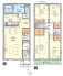 1号棟 ～リビングイン階段を採用～
・リビングイン階段なので２階へ行く際、降りる際に必ずリビングを通る「ご家族の顔が見える」仕様。
・家族の距離が近づく間取となっております。