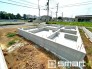 ～ベタ基礎でしっかりとした土台～
・コンクリートの中に鉄筋を配し強度を高めた「ベタ基礎」を採用。
・しっかりとした土台を造ったうえで、その上に建物が築造されていきます。

