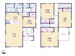 ~水回り集中プランを採用~
・キッチン・洗面など水回りを集中させることで家事のしやすい間取。
・日々の事なので家事導線もご見学の際にぜひチェックしてみてください。