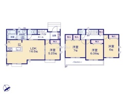 ~全居室南向きの間取り~
・各居室が南向きなので穏やかな陽の入る陽当り良好な仕様。
・明るい空間でくつろぎのお時間をお過ごしいただけます。