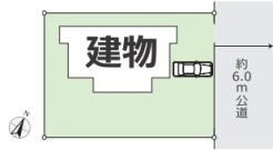 ~カースペースもしっかり確保~
・敷地内にカースペースをご用意しておりますので、お車をご利用の方にもお勧めのお住まい。
・南庭に向けてカースペースの増台も可能です。