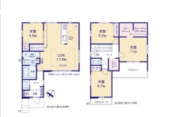 ~収納豊富なプランを採用~
・ウォークインクローゼット、シューズインクロークなど収納豊富なプランを採用。
・今のお住まいと収納力をぜひ比較してみてください。