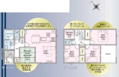 ~使い勝手の良い4LDKプラン~
・シンプルで使い勝手が良く、人気の高い4LDKのプランを採用。
・収納もしっかりございますので、お家の中がスッキリと片付きます。