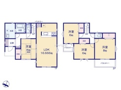 ~使い勝手の良い4LDKプラン~
・シンプルで使い勝手が良く、人気の高い4LDKのプランを採用。
・収納もしっかりございますので、お家の中がスッキリと片付きます。
