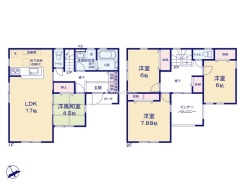 ~全室2面採光の間取り~
・LDK、各居室が2面採光なので穏やかな陽の入る陽当り良好な仕様。
・明るい空間でくつろぎのお時間をお過ごしいただけます。