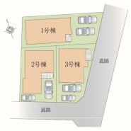 ~カースペース2台分確保~
・各棟カースペースが2台分ございますので、車通勤の方にもお勧めのプランとなっております。
・余裕の敷地で余裕のある新生活をお過ごしいただけます。