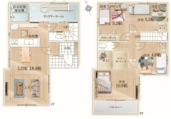 ~収納豊富なプランを採用~
・ウォークインクローゼット、フリースペースなど収納豊富なプランを採用。
・今のお住まいと収納力をぜひ比較してみてください。