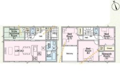 ~水回り集中プランを採用~
・キッチン・洗面など水回りを集中させることで家事のしやすい間取。
・日々の事なので家事導線もご見学の際にぜひチェックしてみてください。
(2号棟)