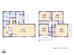 ~広々したLDKを設けたプラン~
・LDKは21.1帖。ご家族で過ごす空間だからこそ、余裕のある広さでお過ごしくださいませ。
・ご内覧の際は家具の配置などもイメージしてみてくださいね。
