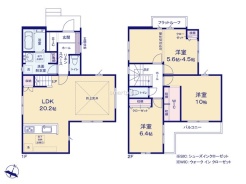 ~リビングイン階段を採用~
・リビングイン階段なので2階へ行く際、降りる際に必ずリビングを通る「ご家族の顔が見える」仕様。
・家族の距離が近づく間取となっております。