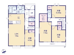 ~収納豊富なプランを採用~
・ウォークインクローゼットなど収納豊富なプランを採用。家の中がスッキリと片付きます。
・今のお住まいと収納力をぜひ比較してみてください。
(A号棟)