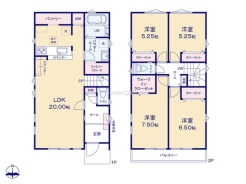 ~収納豊富なプランを採用~
・ウォークインクローゼット、パントリーなど収納豊富なプランを採用。
・今のお住まいと収納力をぜひ比較してみてください。
(1号棟)