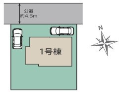 ~陽当りの良い北道路のお住まい~
・北側道路ですが、南側にお庭があるので陽当りもしっかりと確保されております。
・道路側に大きな窓が配置されないので、プライバシーも守られますね。