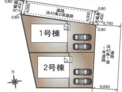 ~カースペース2台以上確保~
・各棟カースペースが2台以上ございますので、車通勤の方にもお勧めのプランとなっております。
・余裕の敷地で余裕のある新生活をお過ごしいただけます。