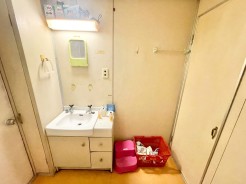 清潔感のある空間が、毎日の身支度を心地よく彩ります。すっきりと整えられた設えは、穏やかな暮らしを予感させます