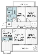 ~南東向きのLDKプラン~
・ご家族で過ごすLDKを南東向きとする事で穏やかな陽の入る空間に。
・やはり陽当りの良いリビングというのは魅力的ですね。