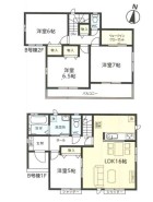 ~全居室南向きの間取り~
・各居室が南向きなので穏やかな陽の入る陽当り良好な仕様。
・明るい空間でくつろぎのお時間をお過ごしいただけます。