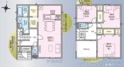 ~全室2面採光の間取り~
・各お部屋が2面採光になっているので穏やかな陽が降り注ぐ陽当り良好な仕様。
・明るい空間でくつろぎのお時間をお過ごしいただけます。