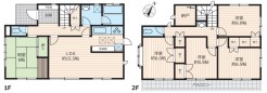 ~5LDKの余裕の間取り~
・ご家族が多いご家庭でも安心の5LDKの間取り。
・部屋が余っても物置としてのご利用もできますので、まさに「大は小を兼ねる」余裕の間取りです。