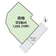 ~余裕のある広々した敷地~
・土地面積はなんと約290坪。
・ぜひ現地で一度その広さをご体感くださいませ。