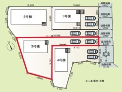~カースペース2台以上確保~
・各棟カースペースが2台以上ございますので、車通勤の方にもお勧めのプランとなっております。
・余裕の敷地で余裕のある新生活をお過ごしいただけます。