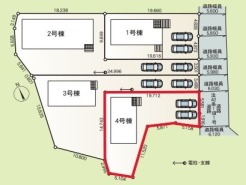 ~カースペース2台以上確保~
・各棟カースペースが2台以上ございますので、車通勤の方にもお勧めのプランとなっております。
・余裕の敷地で余裕のある新生活をお過ごしいただけます。