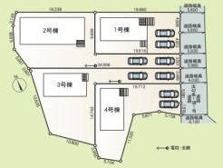 ~カースペース2台以上確保~
・各棟カースペースが2台以上ございますので、車通勤の方にもお勧めのプランとなっております。
・余裕の敷地で余裕のある新生活をお過ごしいただけます。