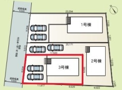 ~カースペース2台以上確保~
・各棟カースペースが2台以上ございますので、車通勤の方にもお勧めのプランとなっております。
・余裕の敷地で余裕のある新生活をお過ごしいただけます。