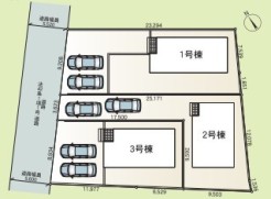 ~カースペース2台以上確保~
・各棟カースペースが2台以上ございますので、車通勤の方にもお勧めのプランとなっております。
・余裕の敷地で余裕のある新生活をお過ごしいただけます。