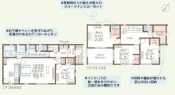 ~水回り集中プランを採用~
・キッチン・洗面など水回りを集中させることで家事のしやすい間取。
・日々の事なので家事導線もご見学の際にぜひチェックしてみてください。
