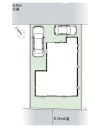 ~開放的な両面道路~
・建物の2面が道路に面しているため、自然光が入りやすく、風通しも良い環境を作りやすいです。
・光や風の通るスペースを確保でき、開放感の溢れる造りで窮屈さがありません。