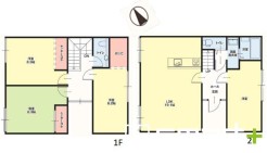 ~使い勝手の良い4LDKプラン~
・シンプルで使い勝手が良く、人気の高い4LDKのプランを採用。
・収納もしっかりございますので、お家の中がスッキリと片付きます。