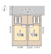 ~カースペース2台以上確保~
・各棟カースペースが2台以上ございますので、車通勤の方にもお勧めのプランとなっております。
・余裕の敷地で余裕のある新生活をお過ごしいただけます。