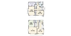 ~無駄のない3LDKプランを採用~
・最も数の多い4LDKでは意外と部屋を持て余してしまう方に人気の3LDKを採用。
・DINKS世帯の方、お子様が独立されたご夫婦にも人気の間取りです。