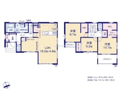~収納豊富なプランを採用~
・ウォークインクローゼット、シューズインクロークなど収納豊富なプランを採用。
・今のお住まいと収納力をぜひ比較してみてください。
(1号棟)