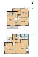 ~使い勝手の良い4LDKプラン~
・シンプルで使い勝手が良く、人気の高い4LDKのプランを採用。
・収納もしっかりございますので、お家の中がスッキリと片付きます。