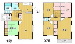 ~使い勝手の良い4SLDKプラン~
・シンプルで使い勝手が良く、人気の高い4LDKのプランを採用。
・収納もしっかりございますので、お家の中がスッキリと片付きます。