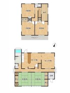 ~5LDKの余裕の間取り~
・ご家族が多いご家庭でも安心の5LDKの間取り。
・部屋が余っても物置としてのご利用もできますので、まさに「大は小を兼ねる」余裕の間取りです。