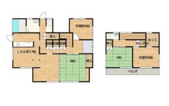 ~使い勝手の良い4LDKプラン~
・シンプルで使い勝手が良く、人気の高い4LDKのプランを採用。
・収納もしっかりございますので、お家の中がスッキリと片付きます。