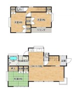 ~無駄のない3LDKプランを採用~
・最も数の多い4LDKでは意外と部屋を持て余してしまう方に人気の3LDKを採用。
・DINKS世帯の方、お子様が独立されたご夫婦にも人気の間取りです。