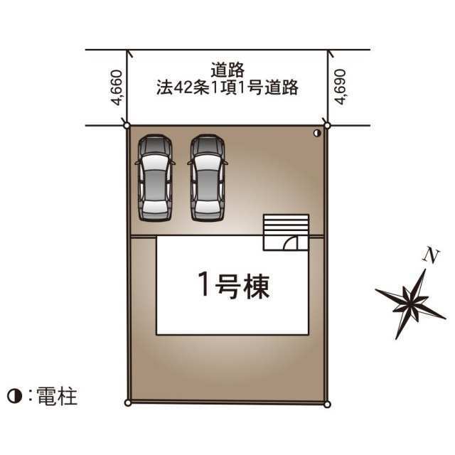 ～カースペース２台分ご用意～
・２台分のカースペースがございますので、車通勤の方やご来客の多い方にもお勧めのお住まいです。
・余裕の敷地で余裕の新生活をお過ごしいただけます。
