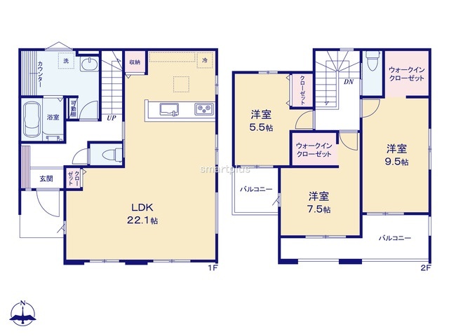 ～収納豊富なプランを採用～
・ウォークインクローゼットなど収納豊富なプランを採用。家の中がスッキリと片付きます。
・今のお住まいと収納力をぜひ比較してみてください。
